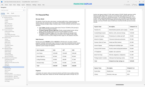 code ninjas franchise business plan 6