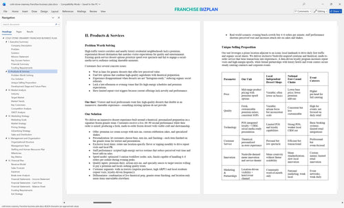 cold stone creamery franchise business plan 2