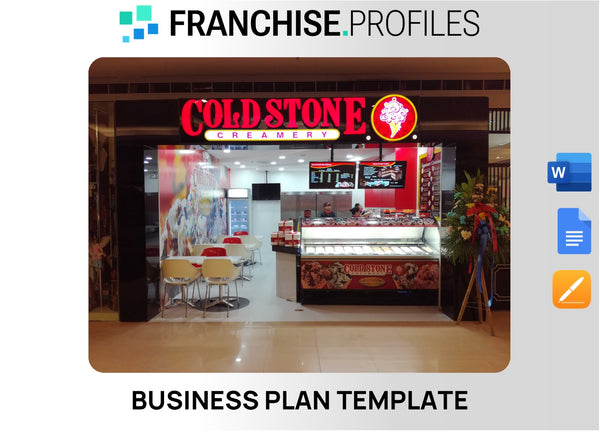 Cold Stone Creamery Franchise Business Plan Template