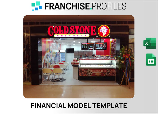 Cold Stone Creamery Franchise Financial Model Template