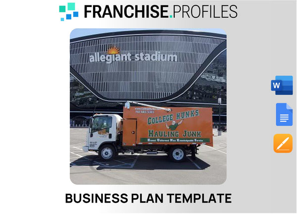 College Hunks Hauling Junk Franchise Business Plan Template