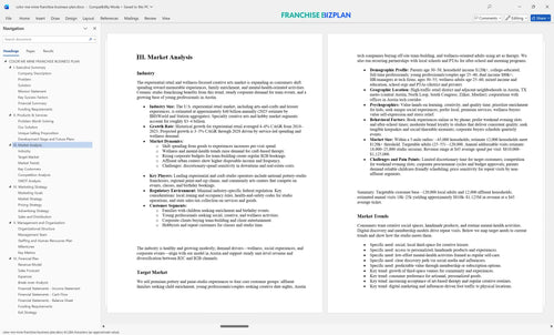 color me mine franchise business plan 3