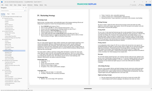 color me mine franchise business plan 4