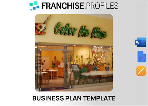 Color Me Mine Franchise Business Plan Template