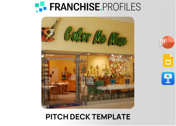 Color Me Mine Franchise Pitch Deck Template
