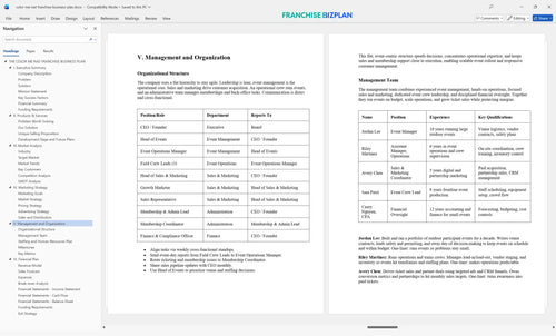 color me rad franchise business plan 5
