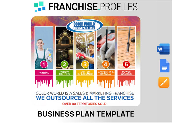 Color World Housepainting Franchise Business Plan Template