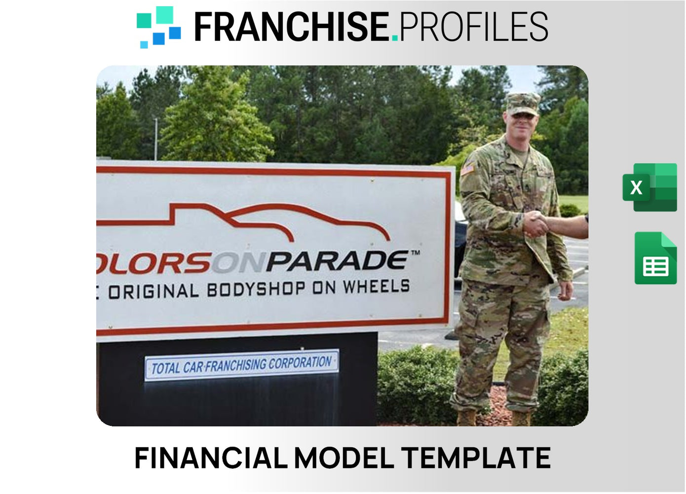 Colors On Parade Franchise Financial Model Template