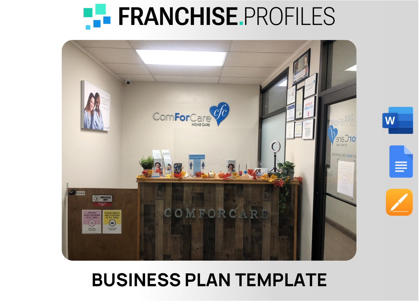 ComForCare Home Care Franchise Business Plan Template