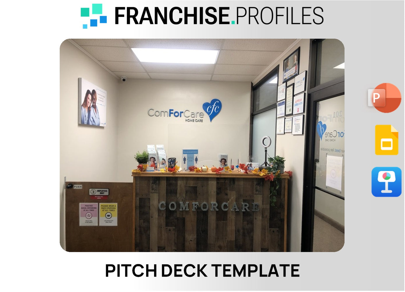 ComForCare Home Care Franchise Pitch Deck Template
