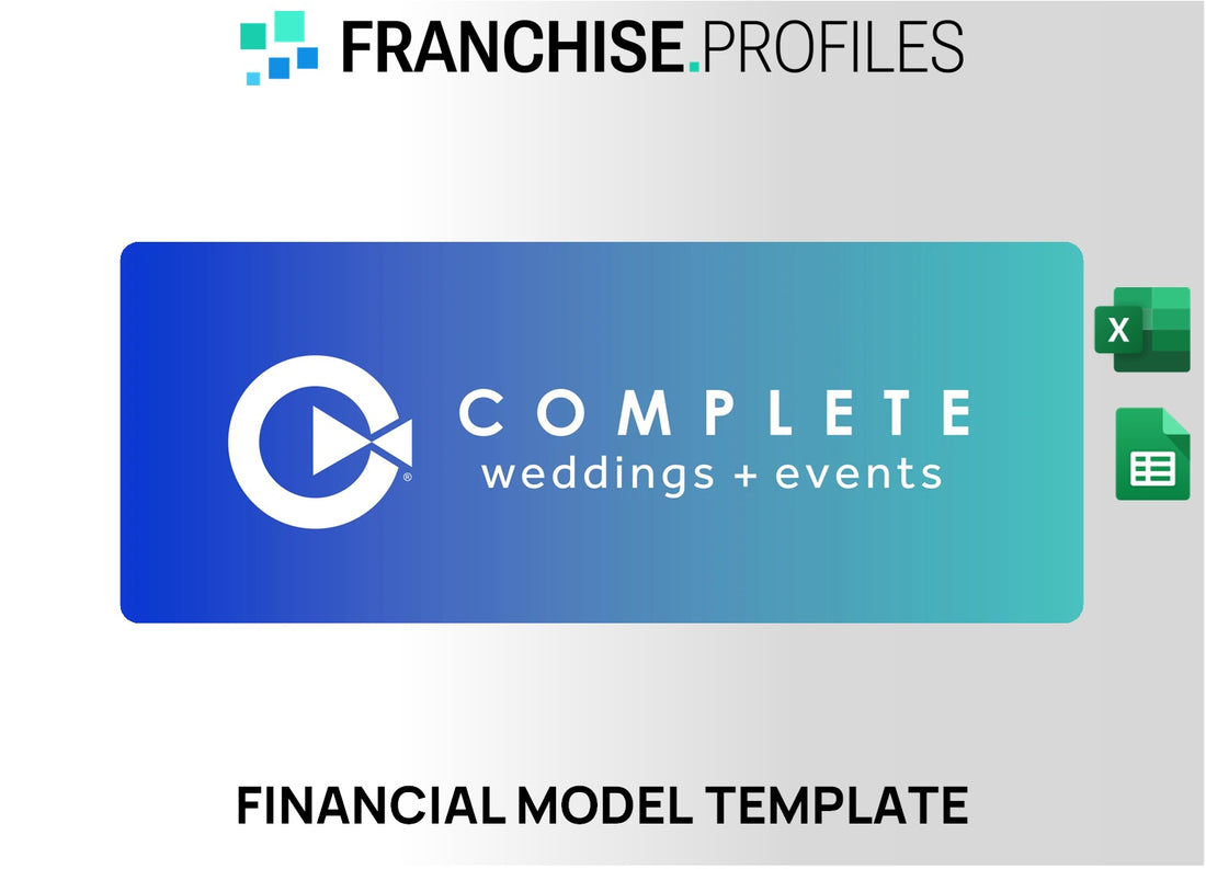 COMPLETE WEDDINGS + EVENTS Franchise Financial Model Template
