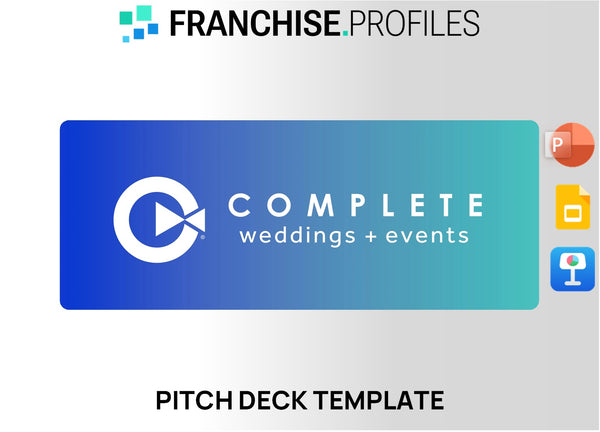 COMPLETE WEDDINGS + EVENTS Franchise Pitch Deck Template