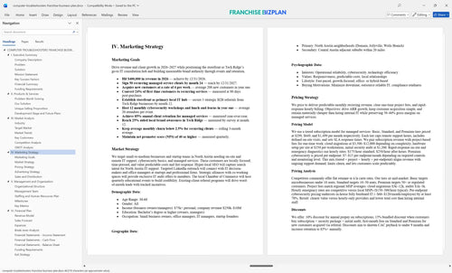 computer troubleshooters franchise business plan 4