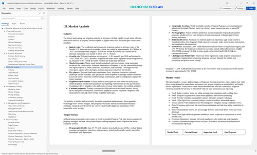 conserva irrigation franchise business plan 3