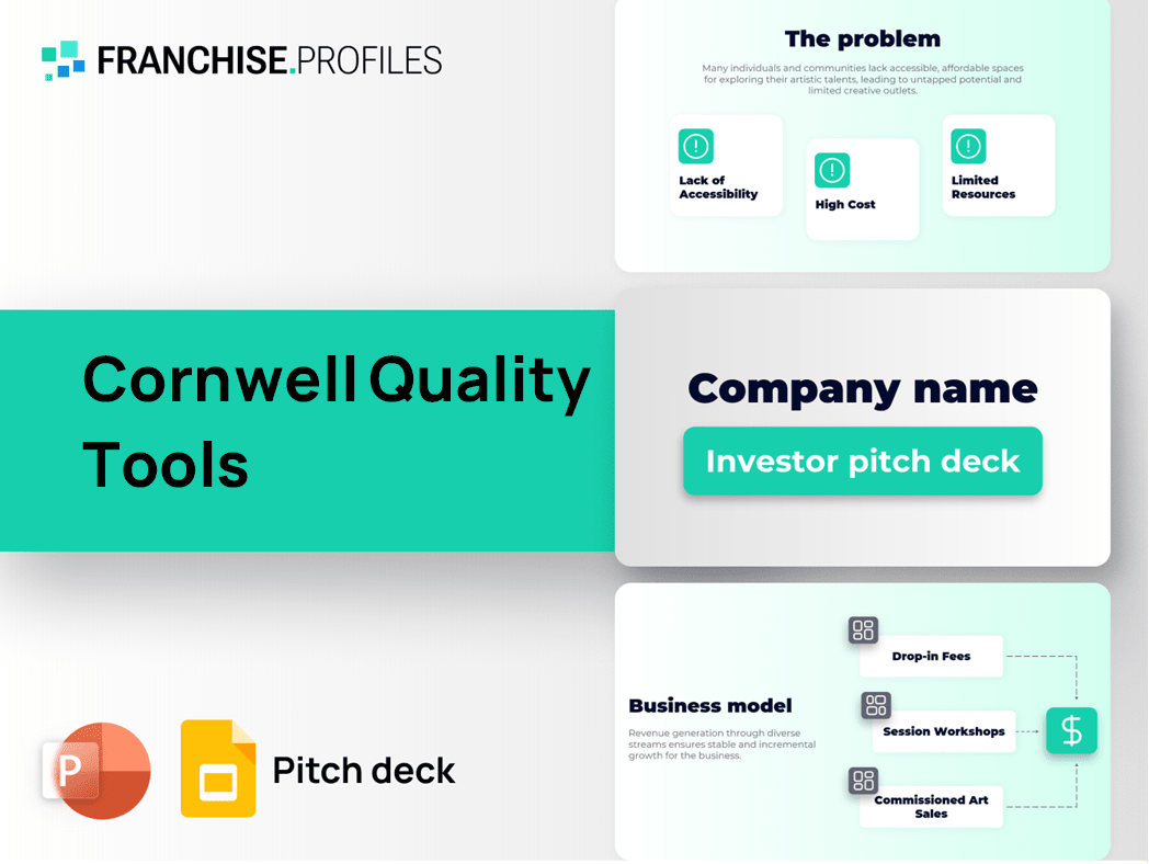 Cornwell Quality Tools Franchise Pitch Deck Template