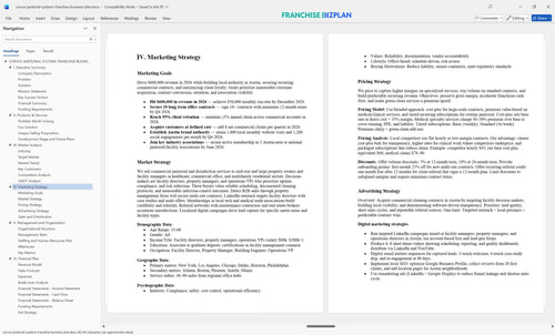 corvus janitorial systems franchise business plan 4