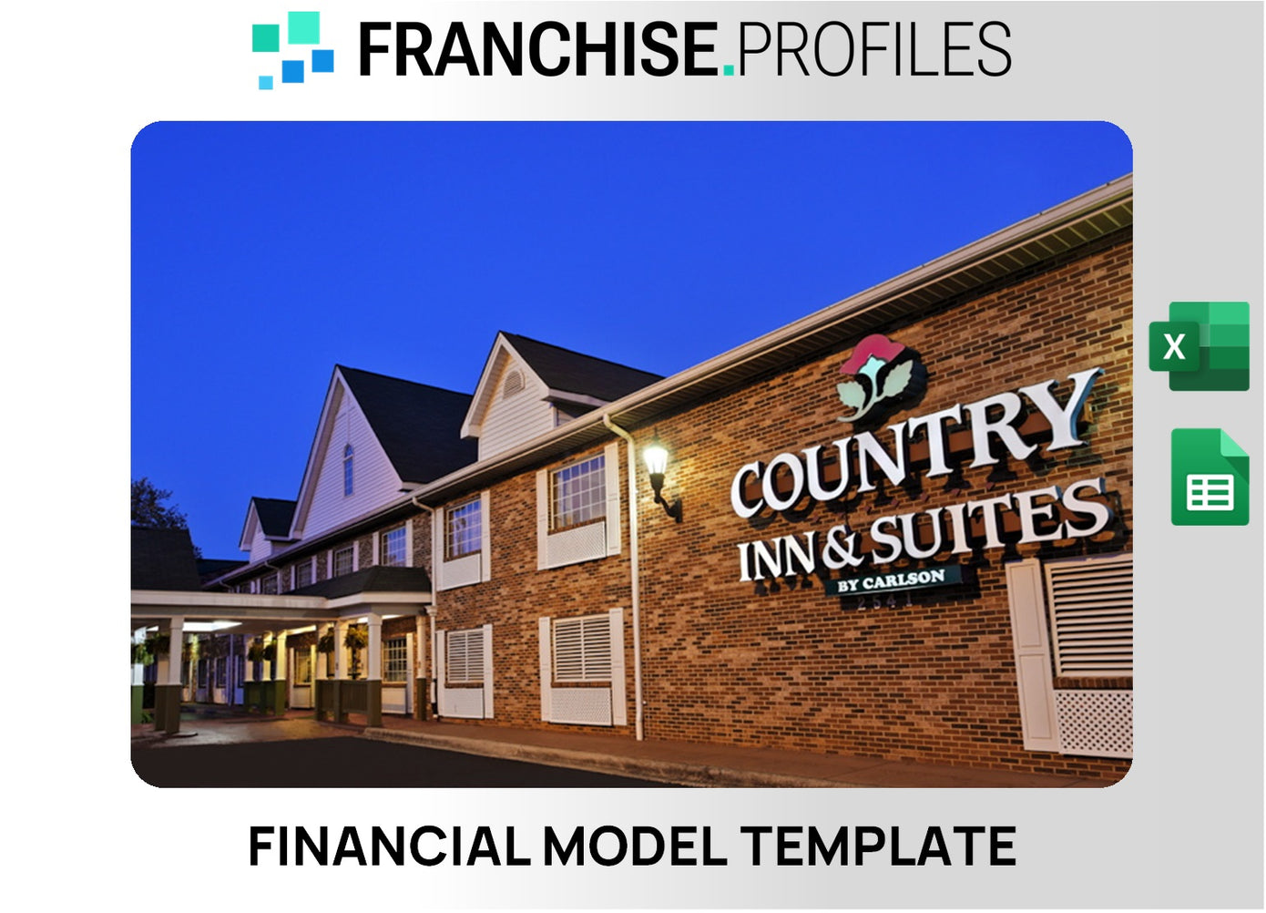 Country Inn & Suites Franchise Financial Model Template