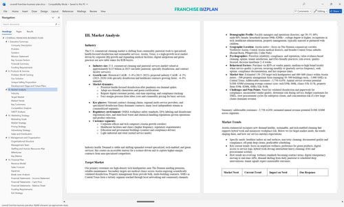 coverall franchise business plan 3