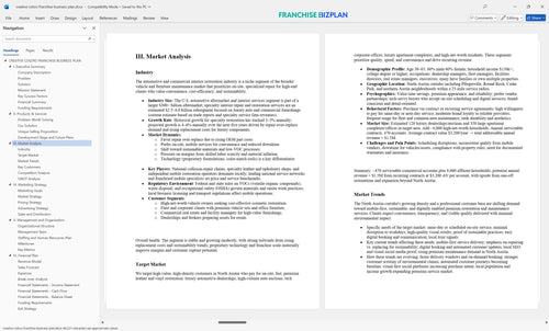 creative colors franchise business plan 3
