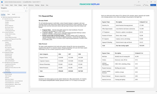crestcom franchise business plan 6