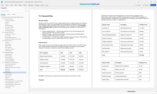 critter control franchise business plan 6