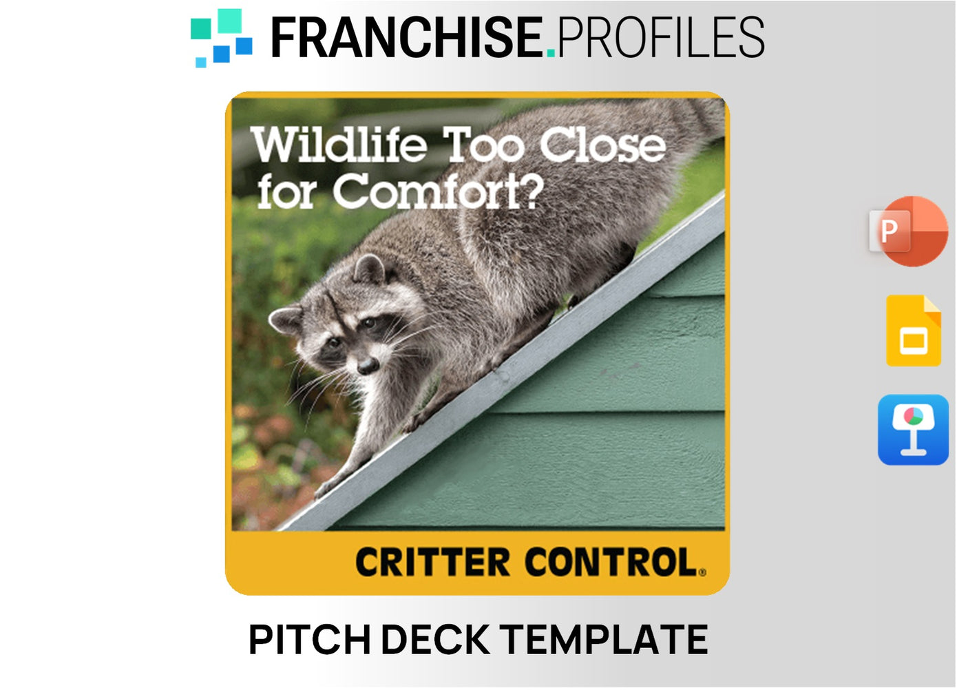 Critter Control Franchise Pitch Deck Template