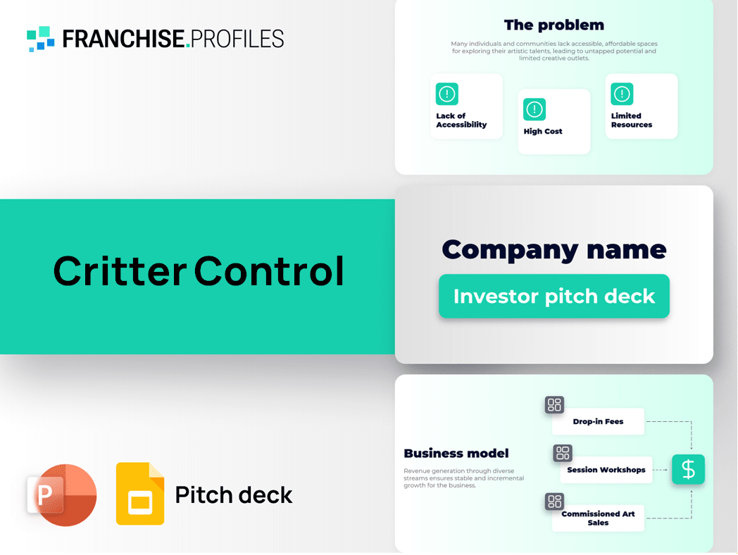 Critter Control Franchise Pitch Deck Template
