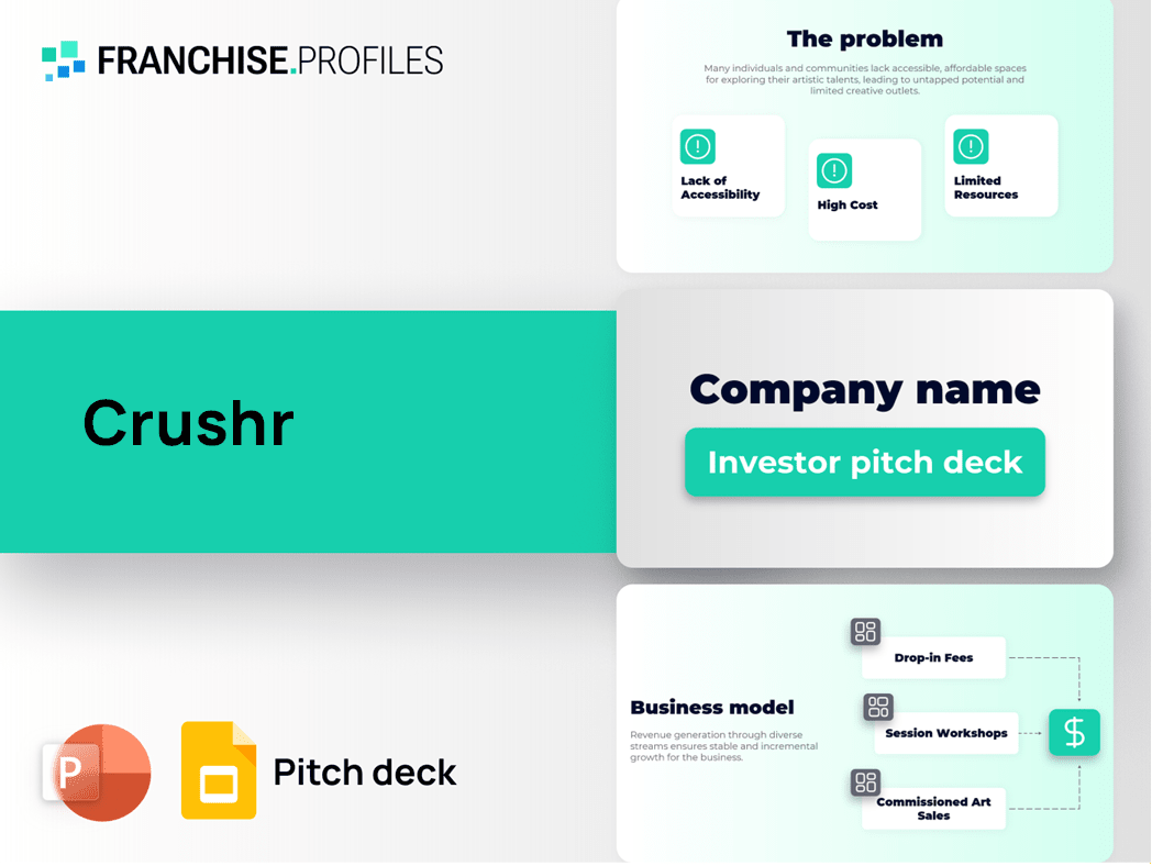 Crushr Franchise Pitch Deck Template