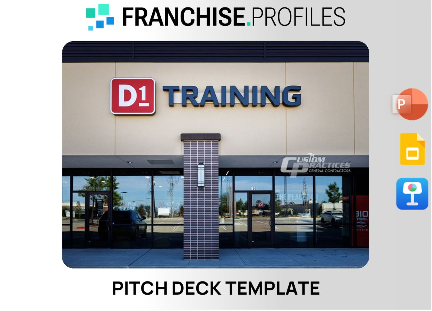 D1 Franchise Pitch Deck Template