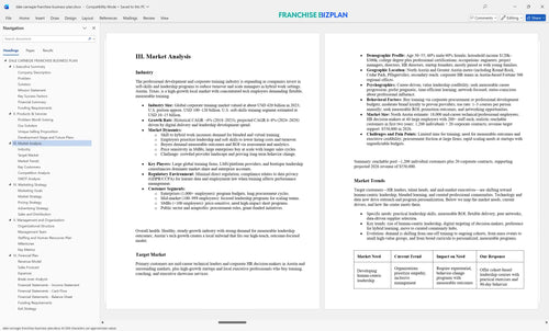 dale carnegie franchise business plan 3