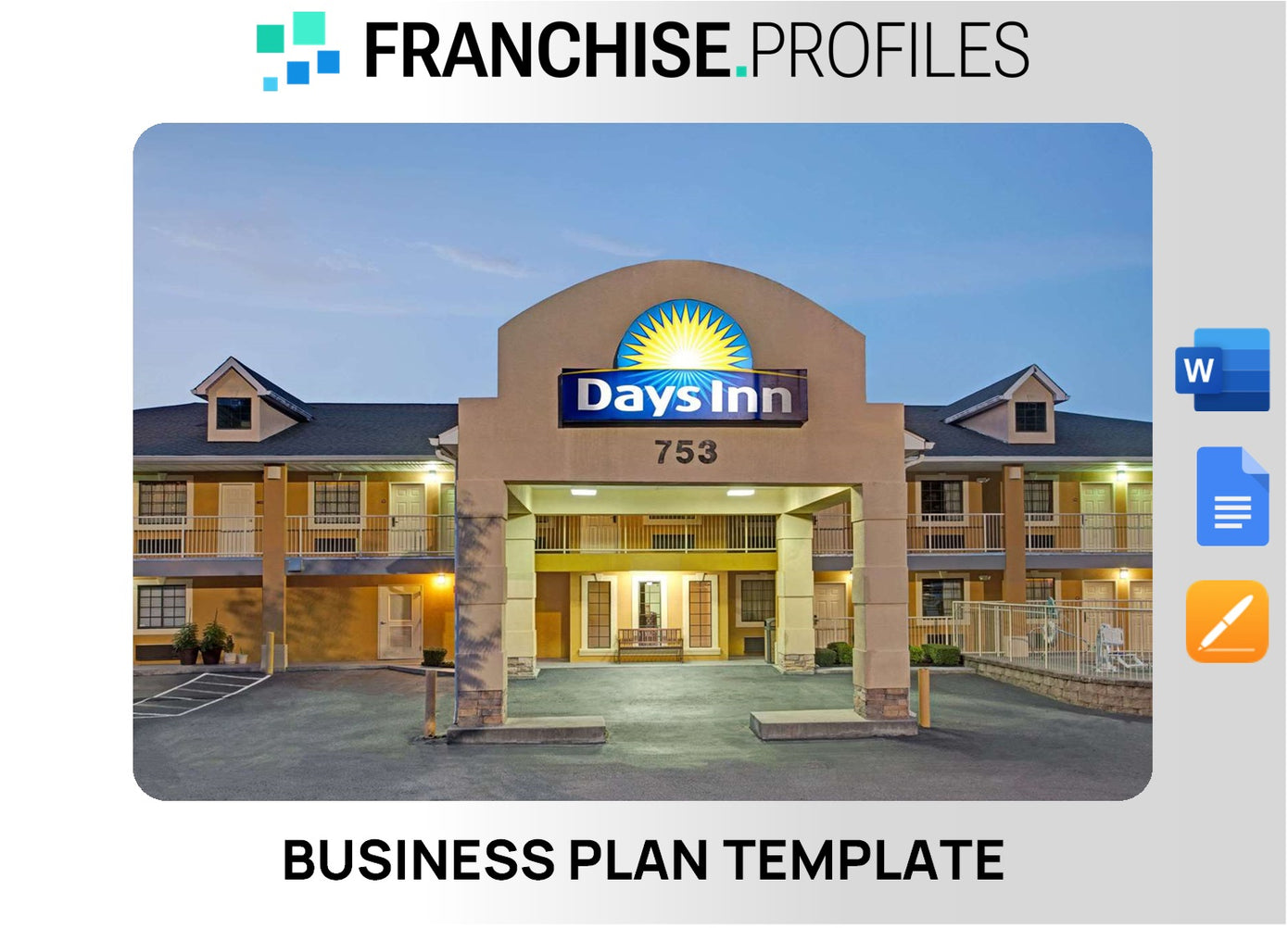 Days Inn Franchise Business Plan Template