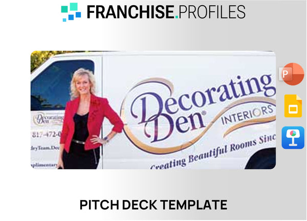 Decorating Den Interiors Franchise Pitch Deck Template
