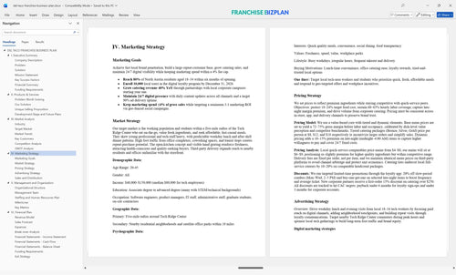 del taco franchise business plan 4