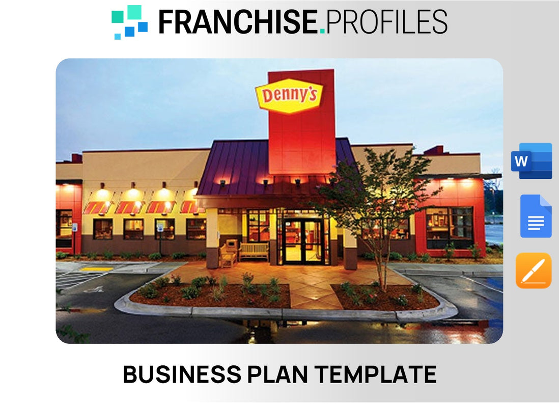 Denny's Franchise Business Plan Template