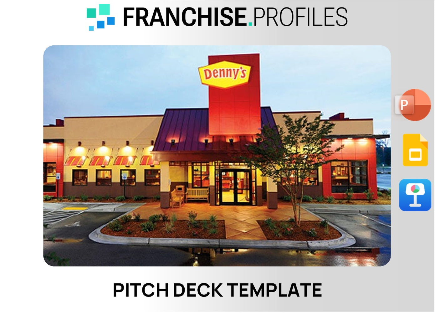 Denny's Franchise Pitch Deck Template