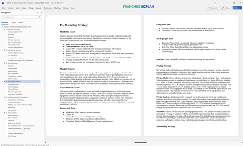 dental fix franchise business plan 4
