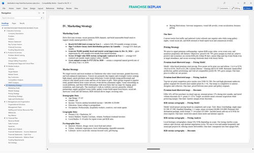 destination map franchise business plan 4