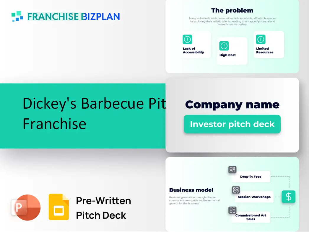 Dickey's Barbecue Pit Franchise Investment Pitch Deck 2026