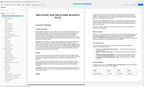 discovery map franchise business plan 1
