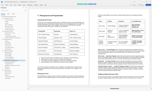 dki franchise business plan 5