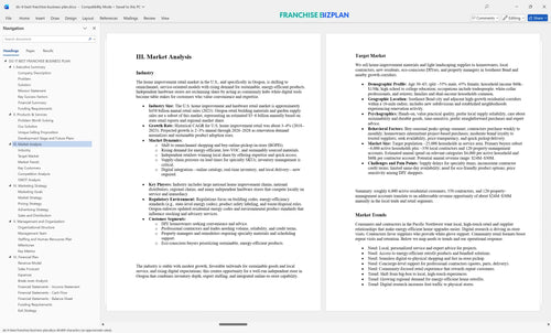 do it best franchise business plan 3