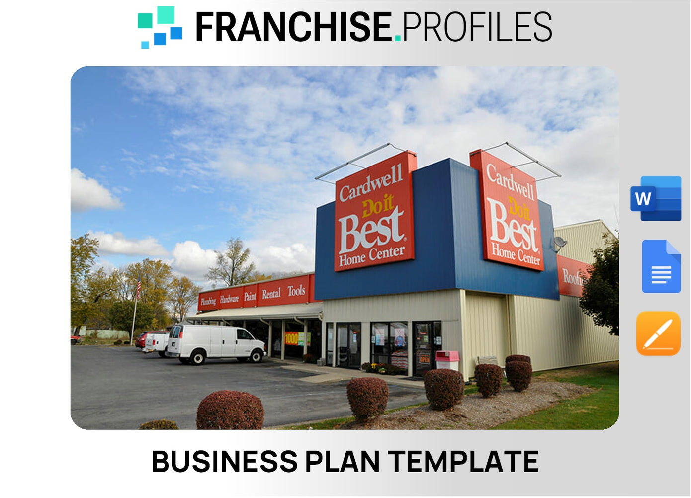 Do It Best Franchise Business Plan Template