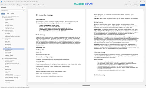 dogtopia franchise business plan 4