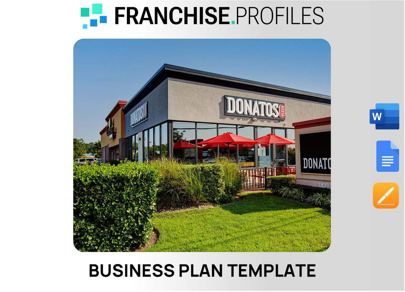 Donatos Pizza Franchise Business Plan Template