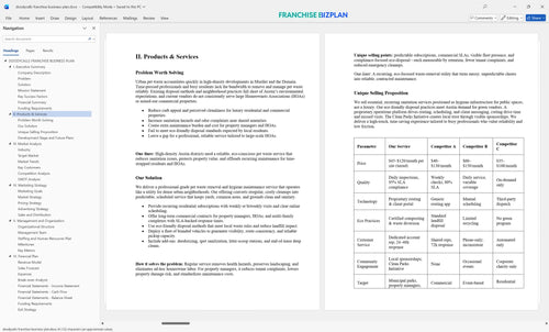 doodycalls franchise business plan 2