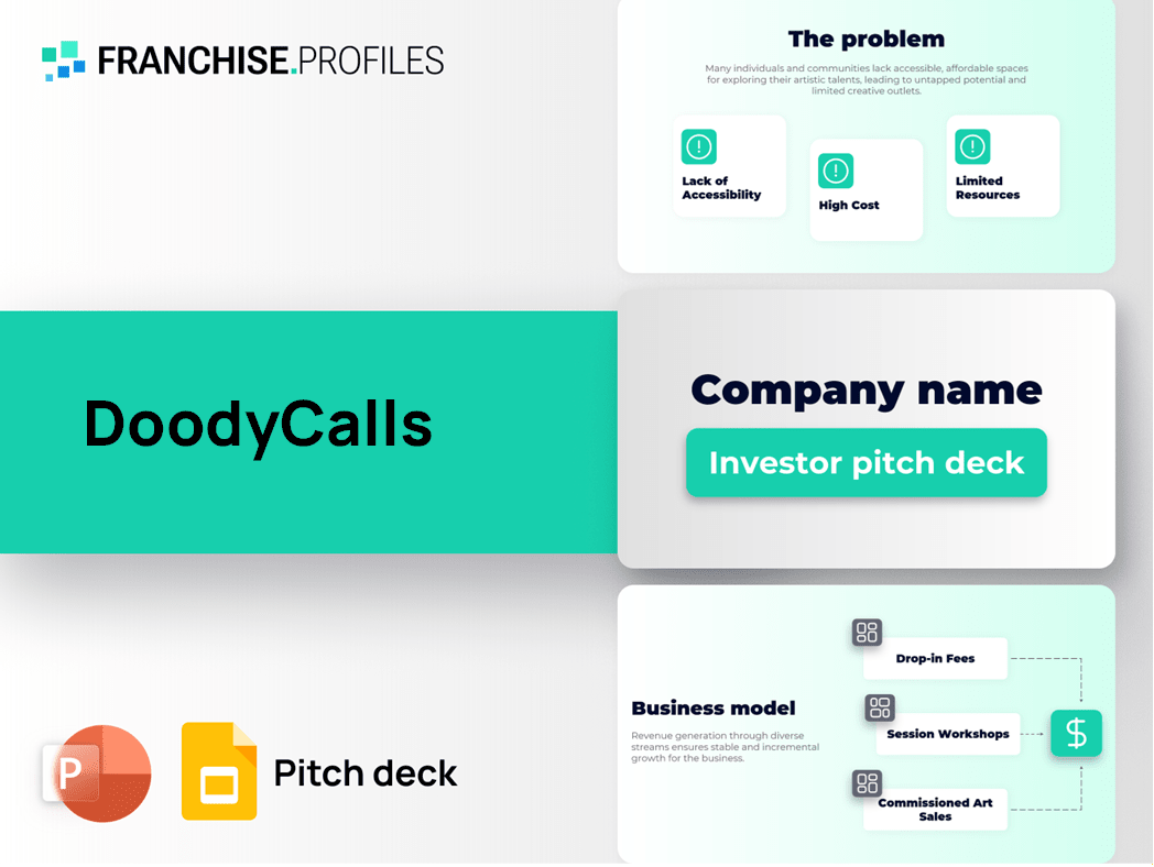 DoodyCalls Franchise Pitch Deck Template