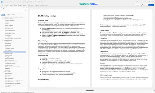 dpf alternatives franchise business plan 4
