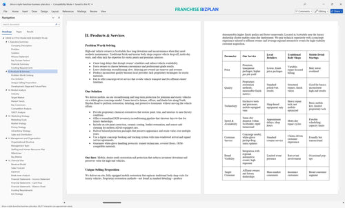 drive n style franchise business plan 2