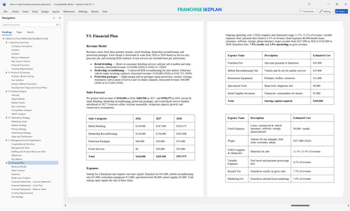 drive n style franchise business plan 6