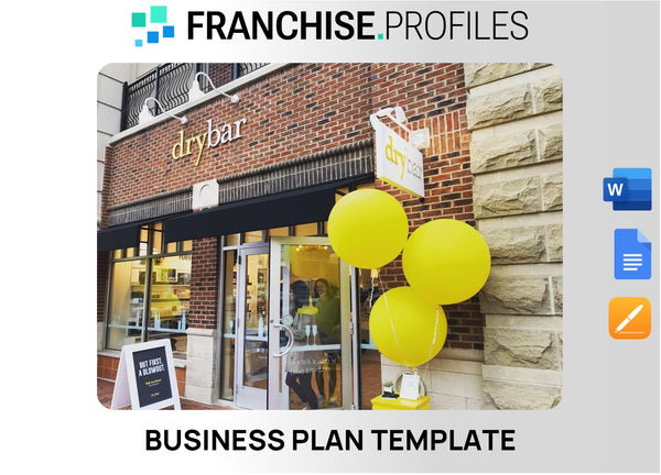 Drybar Franchise Business Plan Template